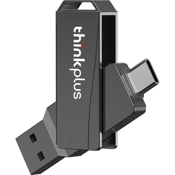 Flash disk 128GB LENOVO 2v1 pro Apple iPhone / iPad / MacBook - USB-C / USB-A - kovový - šedý