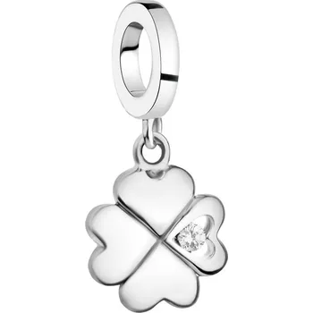 Přívěsek Stříbrný přívěsek Beads se zirkonem - čtyřlístek - AP107-0021