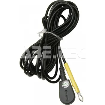 ESD Zemnicí kabel, 10mm/očko, 0,7m, 1MΩ rezistor, 230480 - 101005770