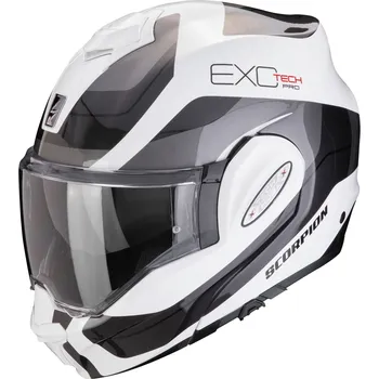 Auto-moto SCORPION přilba EXO-TECH EVO PRO Commuta white/silver - XS
