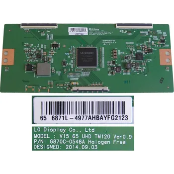 Televizor LCD modul T-CON 6870C-0548A / TCON board 6871L-4977A / V15 65 UHD TM120 Ver0.9