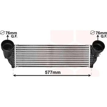 Motor automobilu Chladič turba VAN WEZEL 06004543