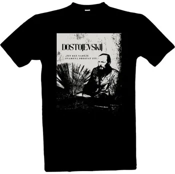 Pánská móda Tričko s potiskem Dostojevskij pánské