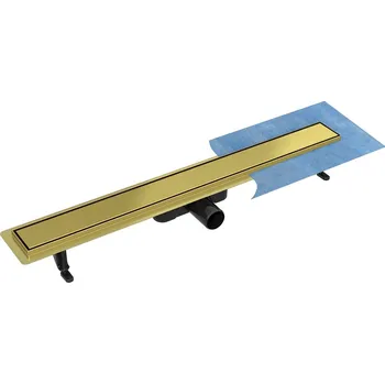 Sprchový žlab Vogi GOLD 70 cm včetně roštu