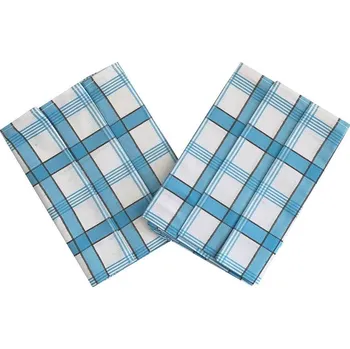 Utěrka Utěrka Extra savá 50x70 cm Káro modré 3 ks