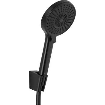 Sprchový set KFA Armatura Otava sprchová sada na stěnu černá 841-245-81