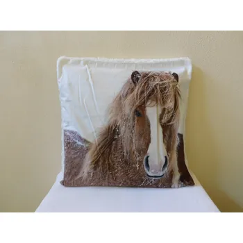 Povlak na polštářek POVLAK NA POLŠTÁŘ - HLAVA KONĚ -