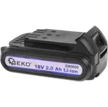 GEKO Baterie - akumulátor Li-ion 18V 2.0 Ah, pro aku nářadí