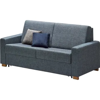 Pohovka UNAR Rozkládací sedačka Elis rovná 100 cm Látka (typ): Austin, Barva látky: Austin 5 - Fossil 725/AUS5