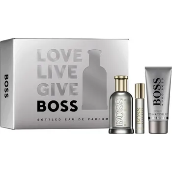 Hugo Boss BOSS Bottled Dárková sada, Parfémovaná voda EDP 100ml + Parfémovaná voda EDP 10ml + Sprchový gel 100ml