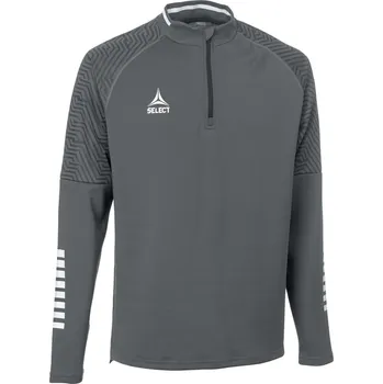 Pánská móda Tréninková mikina Select Training sweat 1/2 zip Monaco šedo bílá Velikost: M