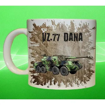 hrnek samohybná houfnice vz.77 Dana I (army hrnek vojenský hrneček)