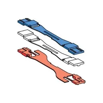 vypínač a zásuvka KBC16ZL30 Canalis, vývod jednotka s kód. vložkou pro KDP, červená, Schneider Electric