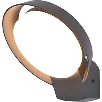 Nástěnné svítidlo Lutec 5205701118 LED venkovní nástěnné svítidlo Polo , 15W , 1100lm , 3000K , IP54 , Šedá d-LT5205701118, teplá bílá