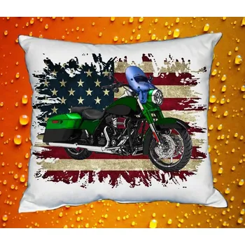 Polštář Polštářek s motorkou Harley Davidson č. 07