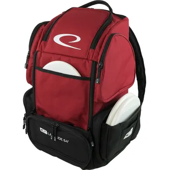 Latitude 64º Luxury E4 Batoh - Černo-červená/Black-Rave-Red (discgolf)