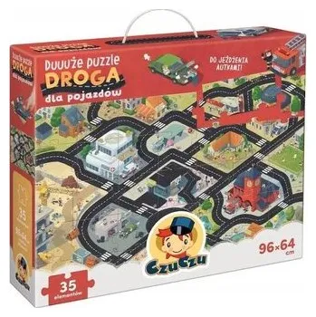 Puzzle Duuuże puzzle z dziurką Droga dla pojazdów