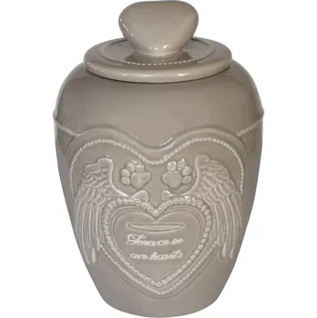 Smuteční dekorace Happy House Pamětní urna pro mazlíčka béžová