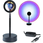 LED projekční lampa s duhovým světelným efektem (Relaxační lampa USB)