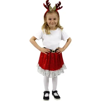 Karnevalový kostým Kostým vánčoní sukně a čelenka sob