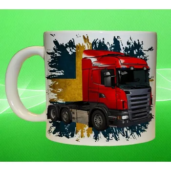hrnek SCANIA VIII (hrnek s náklaďákem)