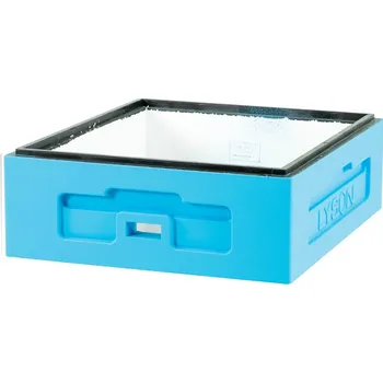 Lysoň Polystyrenový nástavek Dadant Blatt 1/2 - barvený - modrý