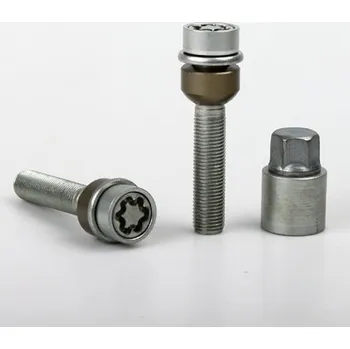 Šroubek na kolo Zajišťovací šrouby SICUSTAR M14x1,5x58mm, kulová R14 (pohyblivá), klíč 19 (Pojistné šrouby SICUSTAR)