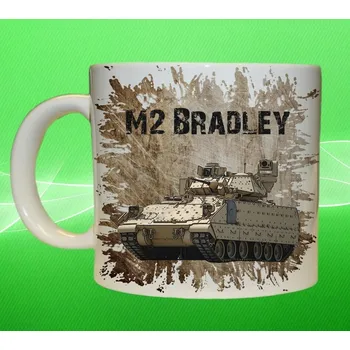 hrnek s tankem M2 Bradley I 75ml (army hrnek vojenský hrneček)
