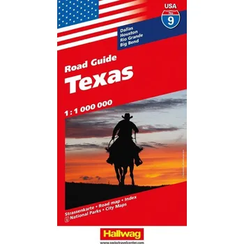 Texas Nr. 09 USA Road Guide 1:1 Mio. - Hallwag Kümmerly+Frey AG
