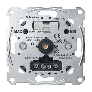 Elektrická zásuvka SCHN MTN5142-0000 Merten - Mechanismus stmívače s elektronickým potenciometrem 1-10 V RP 0,12kč/ks