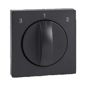 vypínač SCHN MTN437114 Merten - Centrální deska pro spínač ventilátoru, System M, Antracit