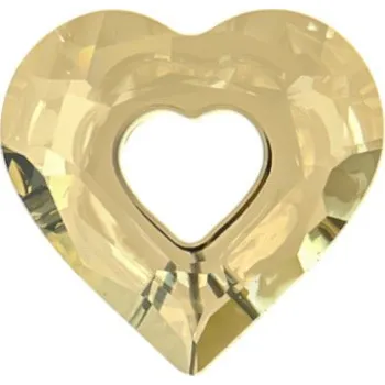 Přívěsek Argento 82683 Stříbrný přívěsek - srdíčko, hnědý křišťál Swarovski ve tvaru srdíčka