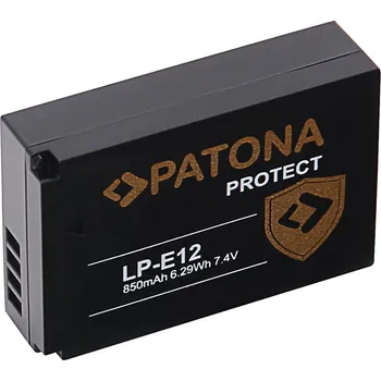 PATONA baterie pro foto Canon LP-E12 850mAh Li-Ion Protect