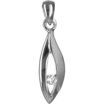 Přívěsek Argento 83241 Stříbrný přívěsek - čirý kulatý zirkon