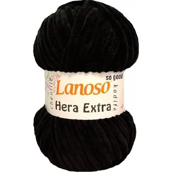 Příze Příze Hera Extra 960 černá Lanoso