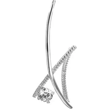 Přívěsek Argento 84201 Stříbrný přívěsek - čirý kulatý zirkon