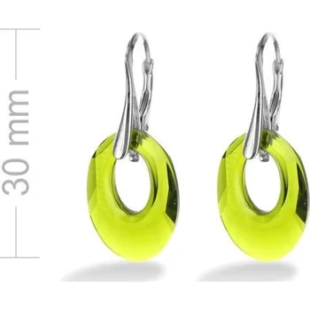 Náušnice Argento 63208 Stříbrné náušnice - křišťál Swarovski