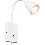 Trio 202670131 nástěnné svítidlo Wanda 1x10W | GU10 - ohebné rameno, vypínač na těle, bílá + K nákupu nad 3000 Kč dárek zdarma