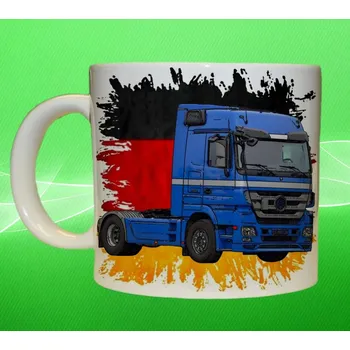 Mercedes Actros IX hrneček 75ml (hrnek s náklaďákem)