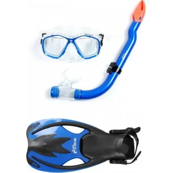 Potápěčská maska Two Bare Feet dětský potápěčský set modrý s ploutvemi, Velikosti S/M 27-31