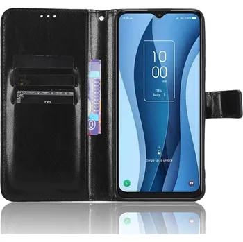 Pouzdro na mobilní telefon TVC WalletCase TCL 40 NxtPaper 5G Barva: Černá