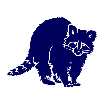 Samolepící dekorace SAMOLEPKA Mýval 002 pravá (23 - tmavě modrá) NA AUTO, NÁLEPKA, FÓLIE, POLEP, TUNING, VLASTNÍ TEXT, TISK, AUTOSAMOLEPKY.cz, POLEPY, OBRÁZEK, LOGO, SAMOLEPKY