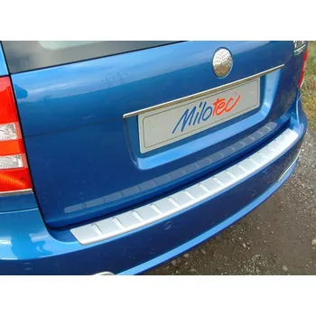 Tuning Práh pátých dveří s výstupky, stříbrný matný - Škoda Octavia II. Combi (Práh pátých dveří pro Škoda Octavia II. Combi / Combi Facelift, 2005-2012)