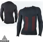SPEED TEE LSL MEN seamless polokompresní termoprádlo Moose červená M / L