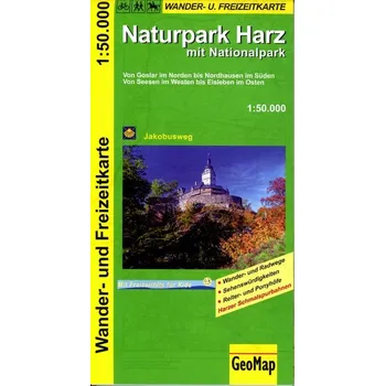Naturpark Harz mit Nationalpark 1:50.000