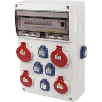 modulární přístroj a rozvaděč FAMATEL v3050 - ZSF60202000.1 /3952 zásuvková skříň IP44 jištěná s chráničem 40/4/003 v3050