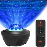 Rotační projektor hvězd, oblohy a oceánu, 21 režimů + dálkové ovládání (Rotační projektor STAR LED)