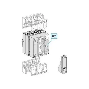 Jistič 33315 Jistič Compact NS1600H, 1600A, 4p, pevný, bez jednotky spouští, Schneider Electric