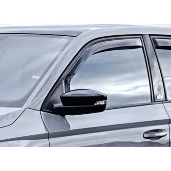 Plexi ofuk oken Větrné clony (ofuky), přední - Škoda Fabia III. (Deflektory - přední pro Škoda Fabia III. 2014 - 2018 / Fabia III. Facelift od r.v. 09/2018 –›)