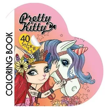 Set školních potřeb Kolorowanka Curly z naklejkami BR Serce 2209